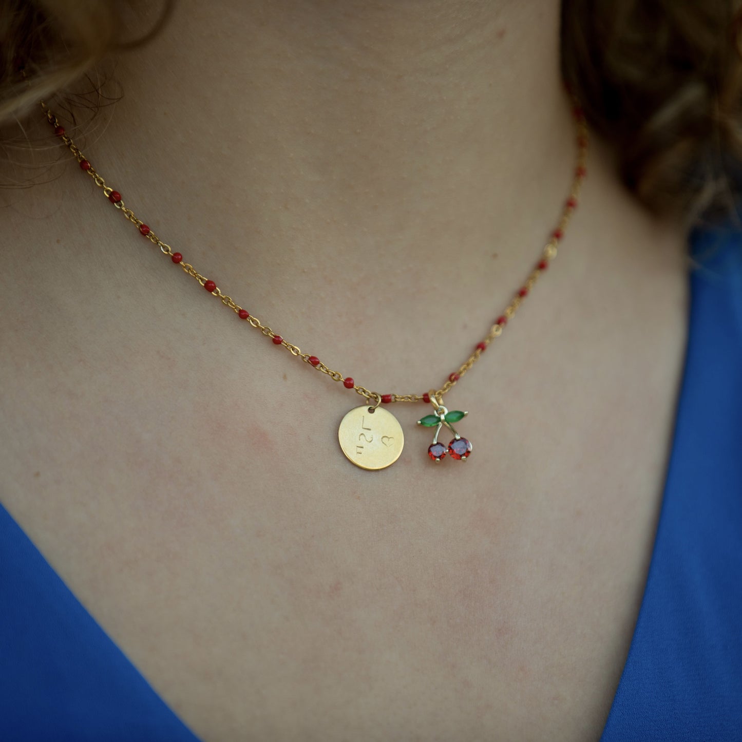 Cheri Lady | Collier initiales et Charm's 🍒